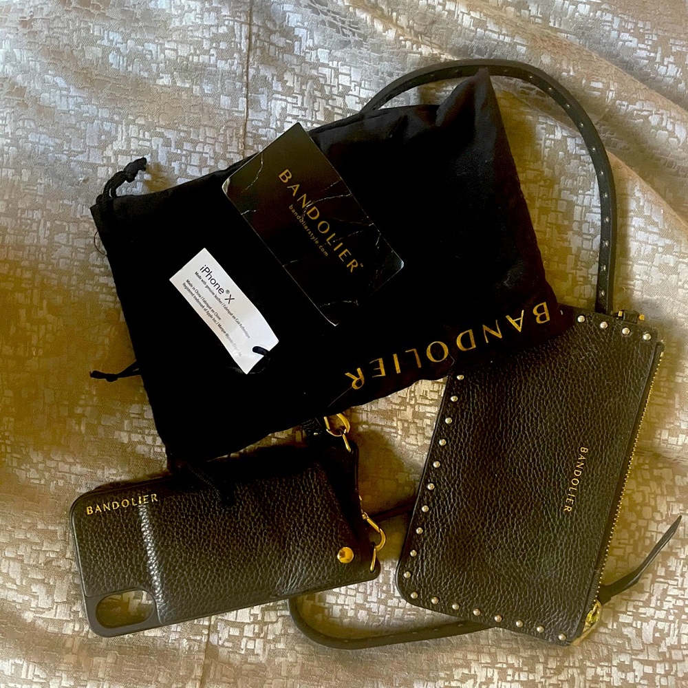 Bandolier iPhone 10 X case, pouch and bag